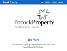 Tablet Screenshot of pocockproperty.com